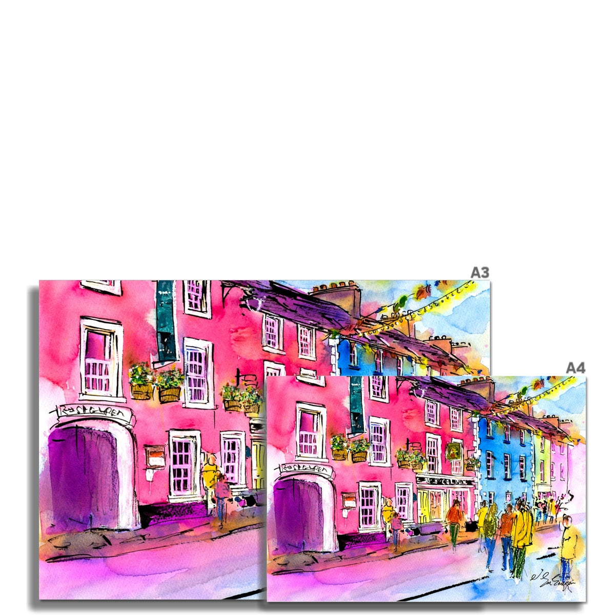 Johnny Joe’s - Heart of the Glens Festival, Cushendall Giclée Print