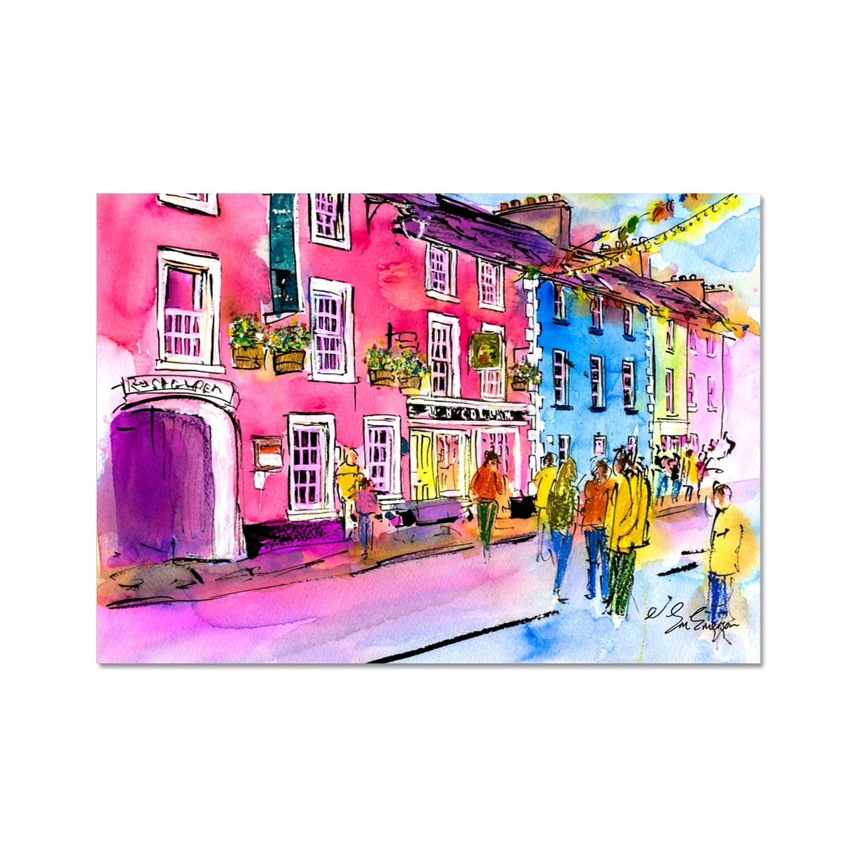 Johnny Joe’s - Heart of the Glens Festival, Cushendall Giclée Print