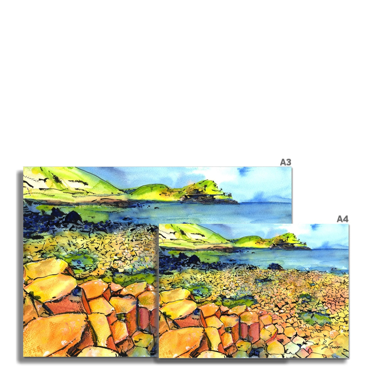 The Giants Causeway Giclée Print