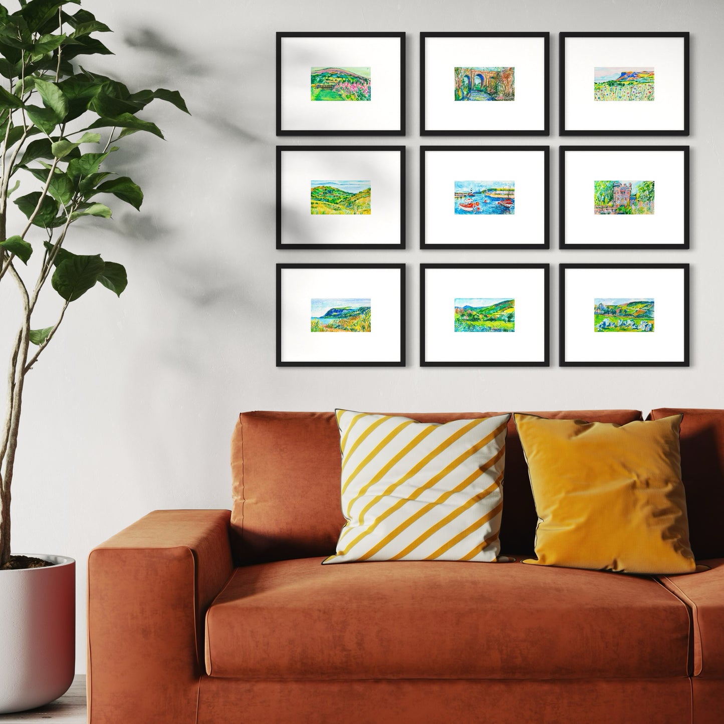 The Nine Glens of Antrim Mini Print Set