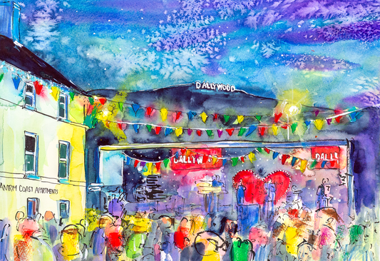 Dallywood Heart of The Glens Festival Original Painting