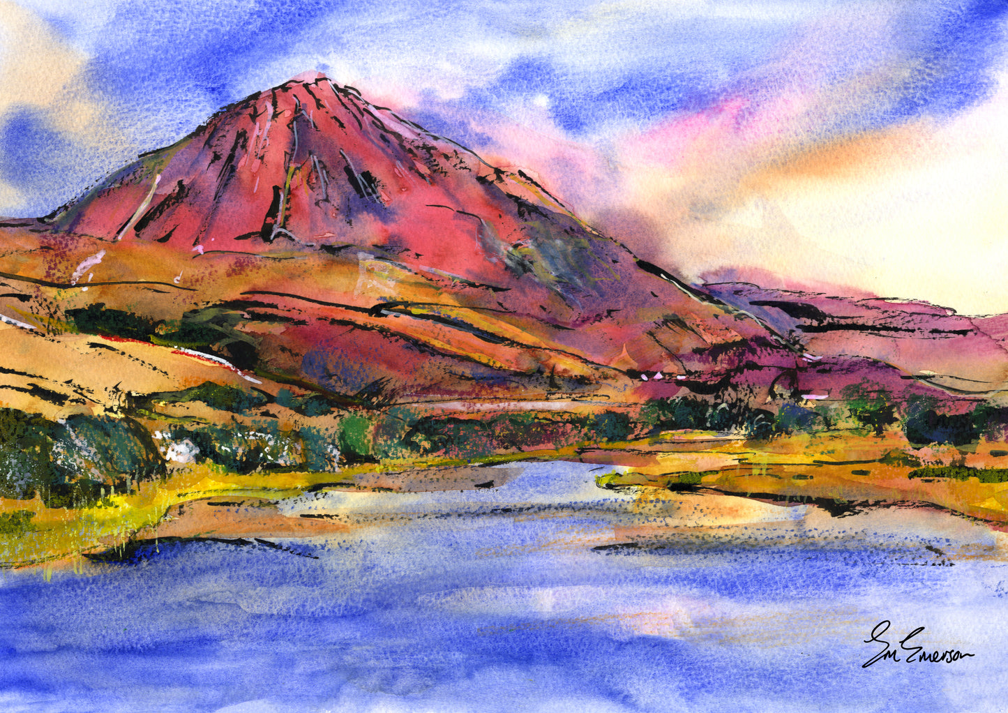 Mount Errigal, Donegal Giclée Print