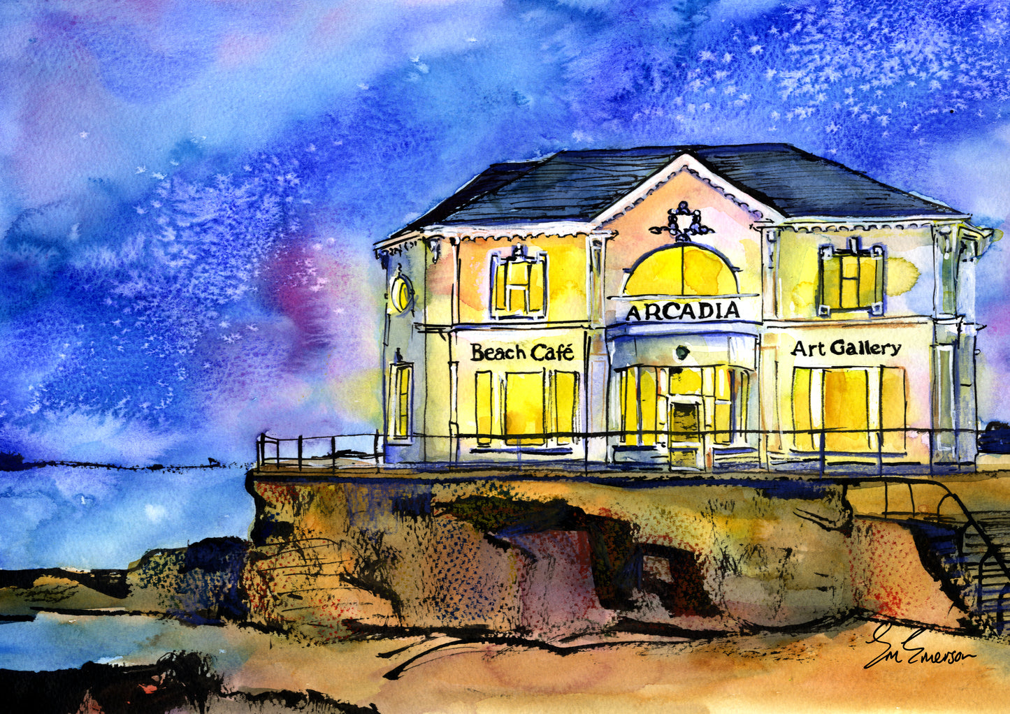 Portrush Arcadia Giclee Print