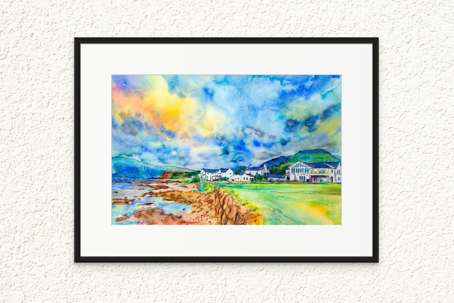 Cushendall Sailing & Boating Club (1) - EM Emerson Paintings & Prints - Fine Art Original