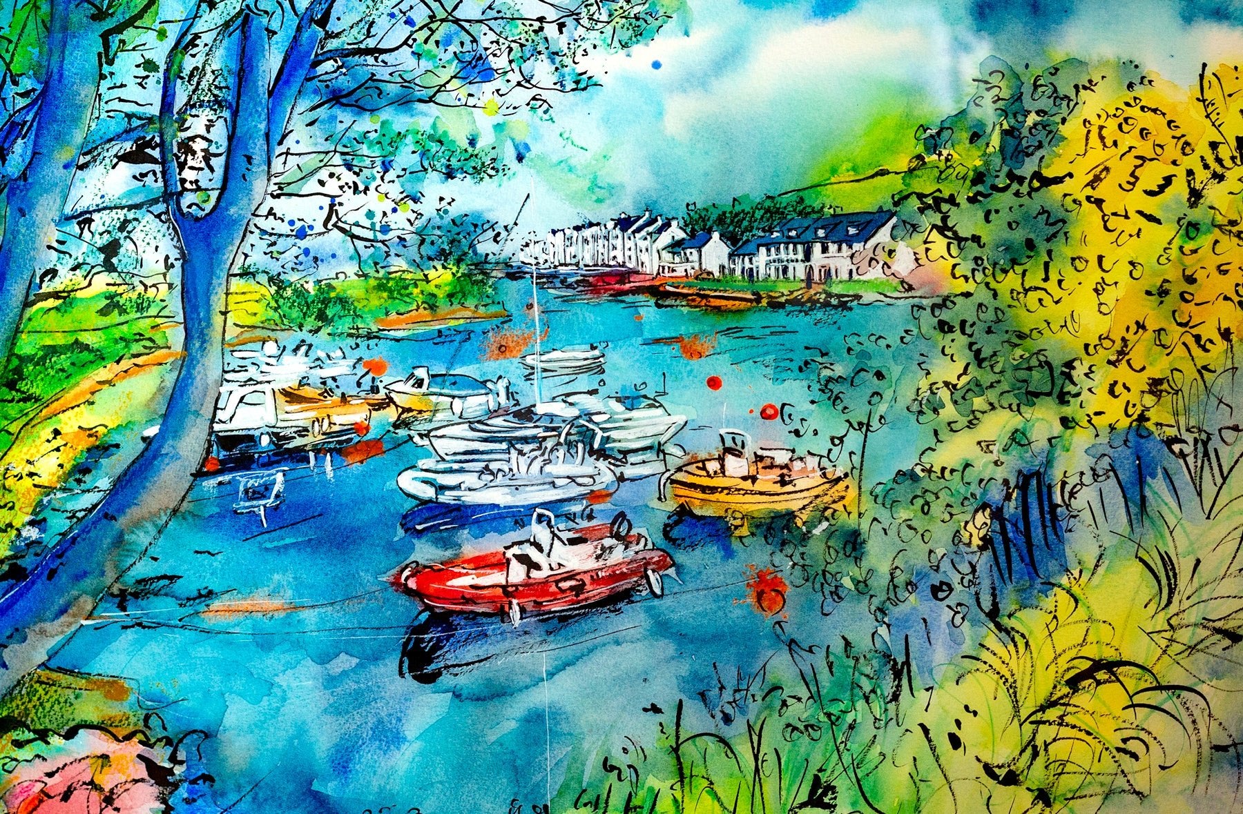 Cushendun Armada (14) - EM Emerson Paintings & Prints - Fine Art Original