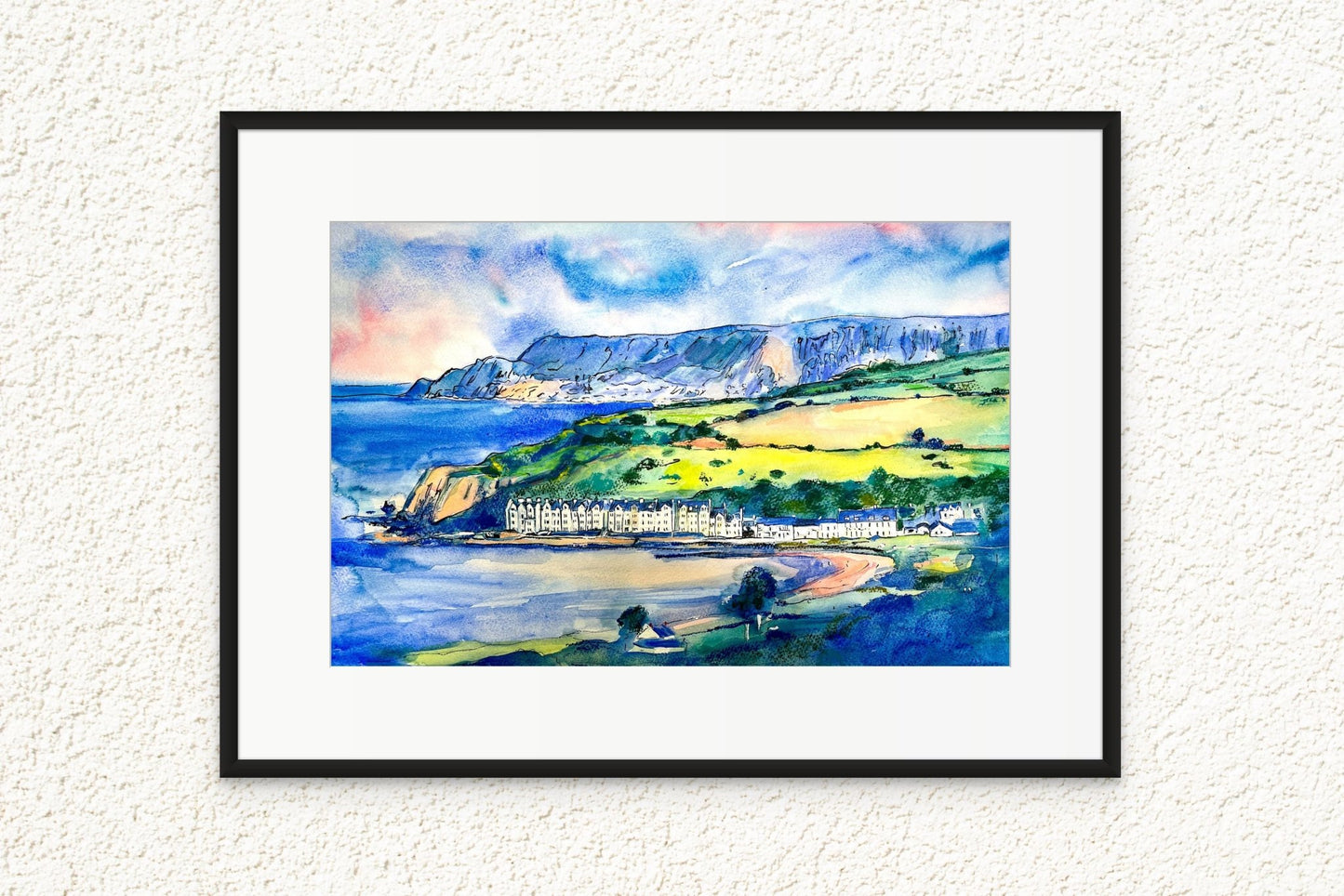 Cushendun Bay - EM Emerson Paintings & Prints - Fine Art Original