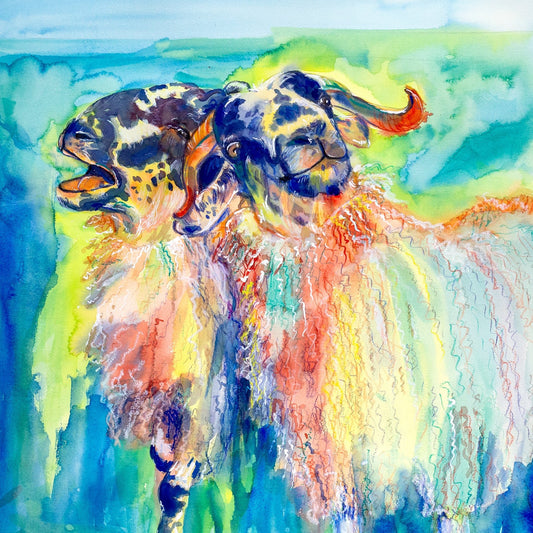 Ewe Are So Funny (27) - EM Emerson Paintings & Prints - Fine Art Original