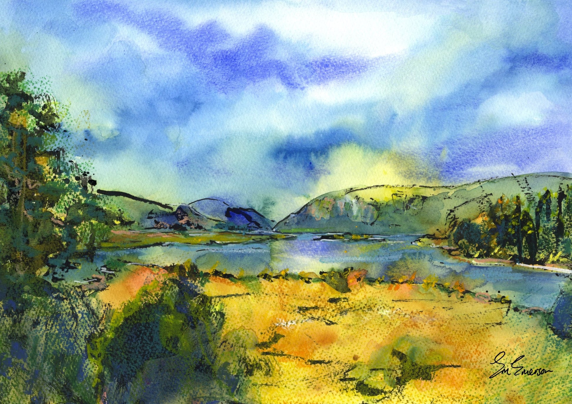 Glenveagh National Park Giclée Print - EM Emerson Artist & Illustrator - Posters, Prints, & Visual Artwork