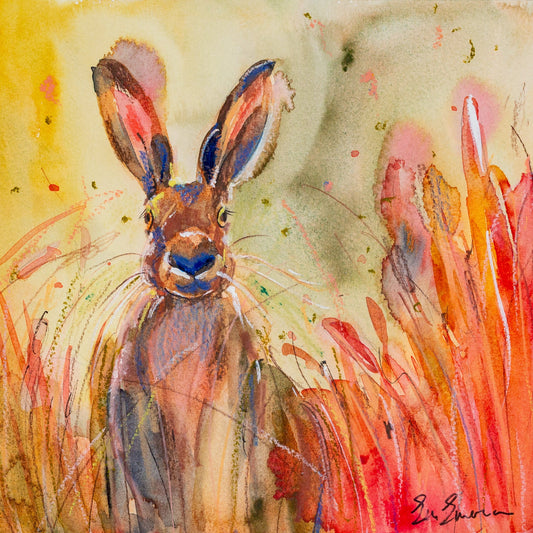 Hare On Point (20) - EM Emerson Artist & Illustrator - Fine Art Original